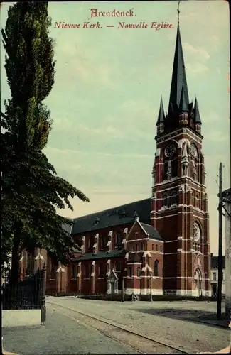 Ak Arendonk Flandern Antwerpen, Nieuwe Kerk
