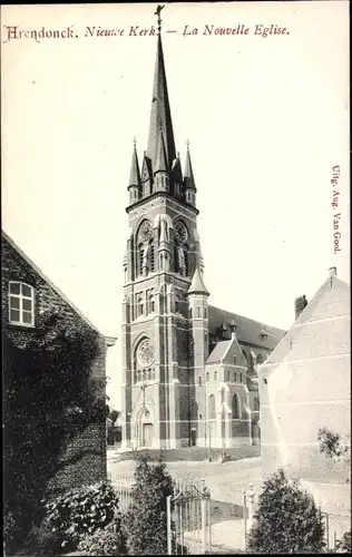 Ak Arendonk Flandern Antwerpen, Nieuwe Kerk