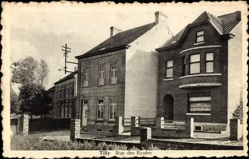 Ak Tilly Eure, Rue des Ecoles