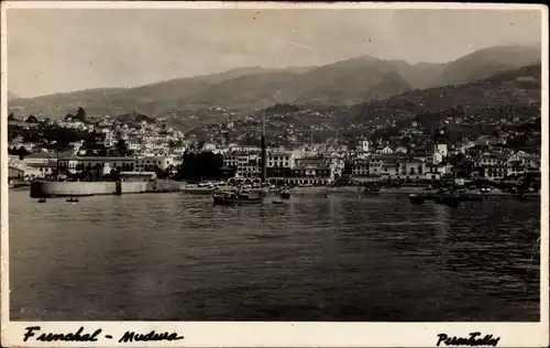 Ak Funchal Insel Madeira Portugal, Gesamtansicht