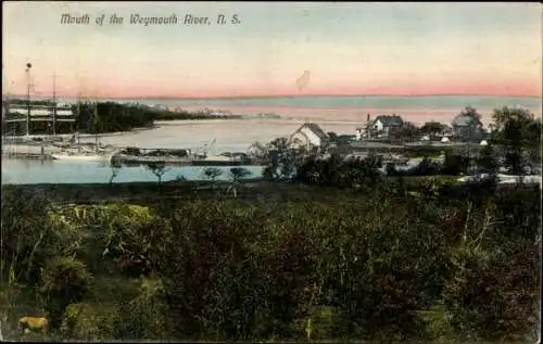 Ak Weymouth Nova Scotia Kanada, Mouth of the Weymouth River
