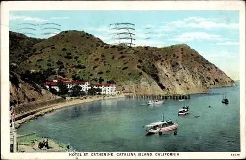 Ak Santa Catalina Island Kalifornien USA, Hotel St. Catherine