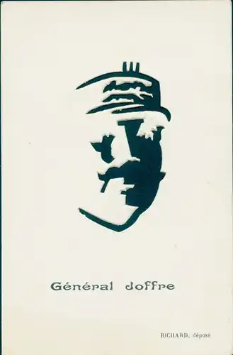 Vexier Ak Joseph Joffre, Französischer Heerführer