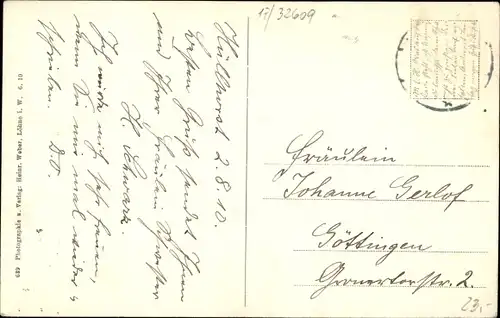 Ak Hüllhorst in Westfalen, Restauration zur Post