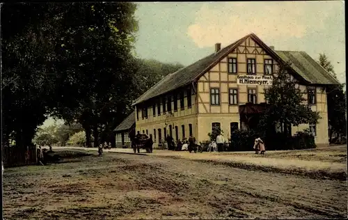 Ak Müden an der Örtze Faßberg Lüneburger Heide, Gasthaus zur Post