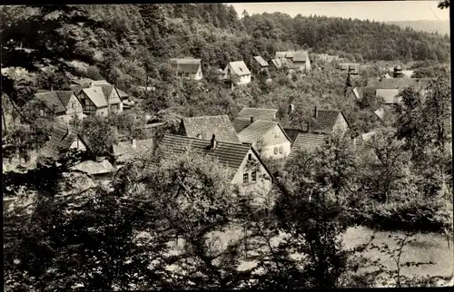 Ak Morungen Sangerhausen Südharz, Blick auf den Ort