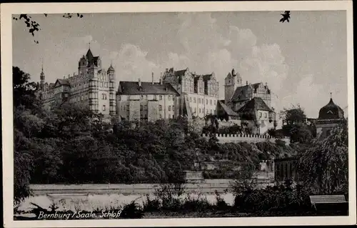 Ak Bernburg an der Saale, Schloss