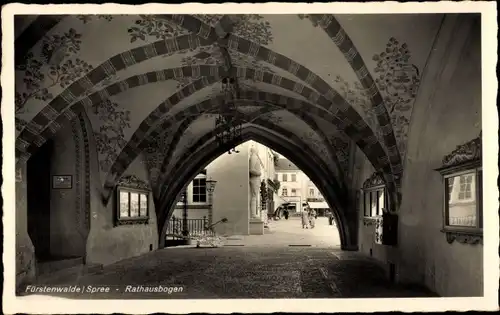 Ak Fürstenwalde an der Spree, Rathausbogen