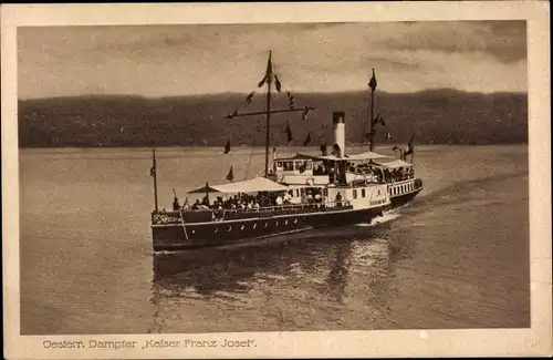 Ak Österreichischer Dampfer Kaiser Franz Joseph