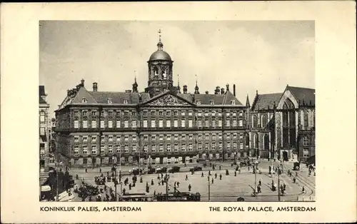 Ak Amsterdam Nordholland Niederlande, Königliches Palast