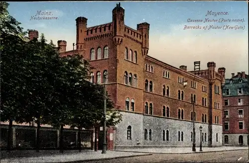 Ak Mainz am Rhein, Caserne Neutor, Neutorkaserne