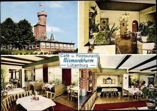 Ak Lütjenburg in Holstein, Restaurant Bismarckturm, Inh. Niko Johannsen