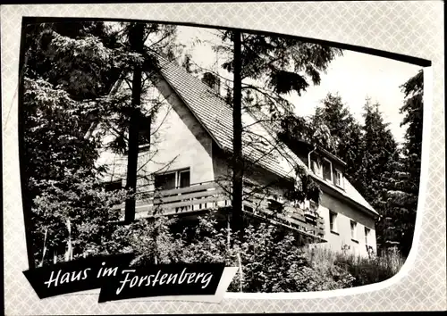 Ak Bredelar Marsberg im Sauerland, Pension Haus im Forstenberg