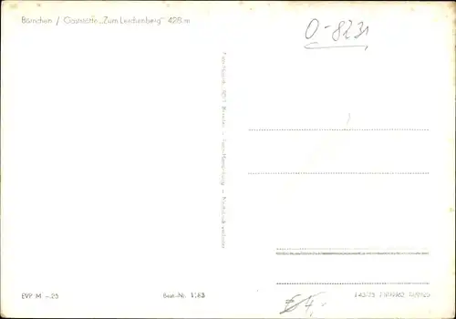 Ak Börnchen Bannewitz Osterzgebirge, Gaststätte Zum Lerchenberg