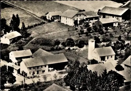 Ak Grossaign Furth in Niederbayern, Luftbild vom Ort