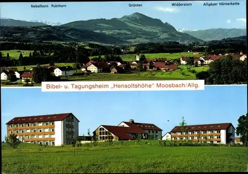 Ak Moosbach in der Oberpfalz, Totale, Bibel- und Tagungsheim Hensoltshöhe