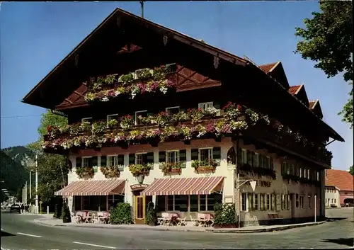 Ak Oberammergau in Oberbayern, Hotel Wolf