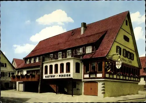 Ak Loßburg im Schwarzwald, Gasthof zum Hirsch
