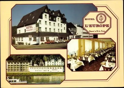 Passepartout Ak Boppard am Rhein, Hotel L'Europe