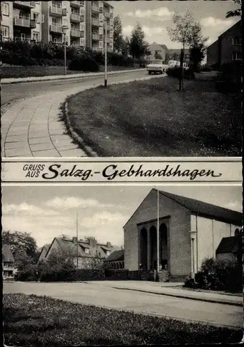 Ak Gebhardshagen Salzgitter in Niedersachsen, Am Burgwall, St. Gabriel
