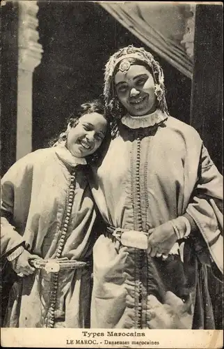 Ak Marokko, Types Marocains, Danseuses, Frauenportrait, Maghreb