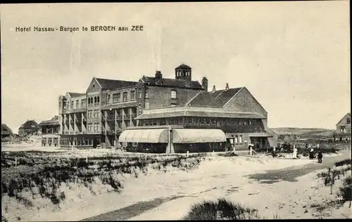 Ak Bergen aan Zee Nordholland Niederlande, Hotel Nassau