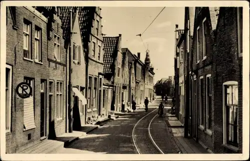 Ak Monnikendam Waterland Nordholland Niederlande, Kerkstraat