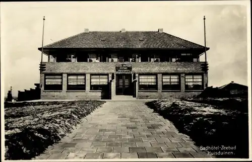 Ak Huisduinen Den Helder Nordholland Niederlande, Badhotel Zeebad