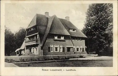 Ak Nieuw Loosdrecht Nordholland Niederlande, Landhuis