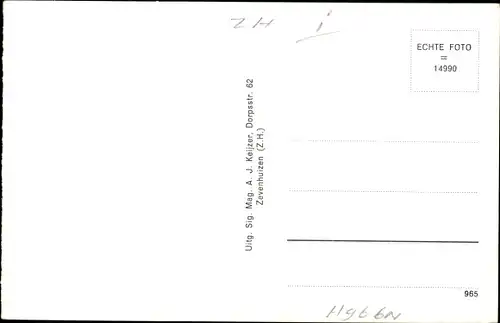 Ak Zevenhuizen Südholland, Zuideinde, Hotel