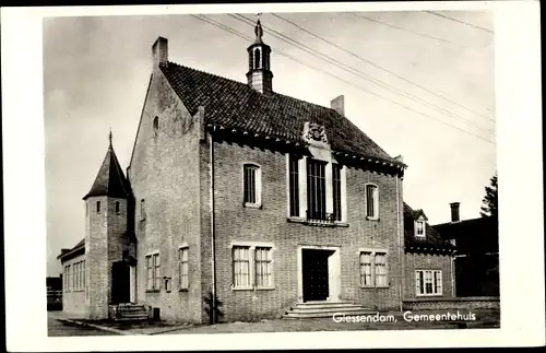 Ak Giessendam Südholland, Gemeentehuis