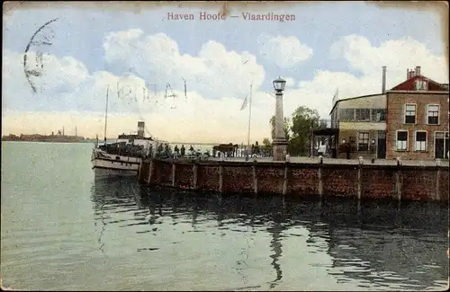 Ak Vlaardingen Südholland, Haven Hoofd