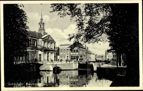 Ak Schiedam Südholland Niederlande, Beursgebouw