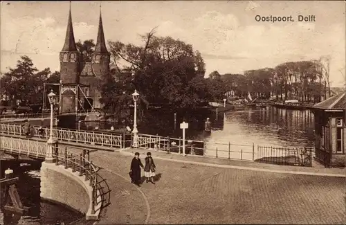 Ak Delft Südholland Niederlande, Oostpoort