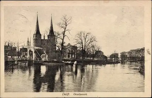 Ak Delft Südholland Niederlande, Oostpoort