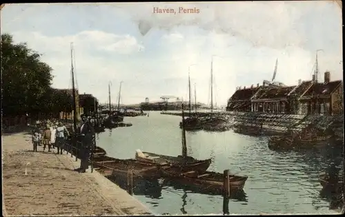 Ak Pernis Rotterdam Südholland Niederlande, Haven