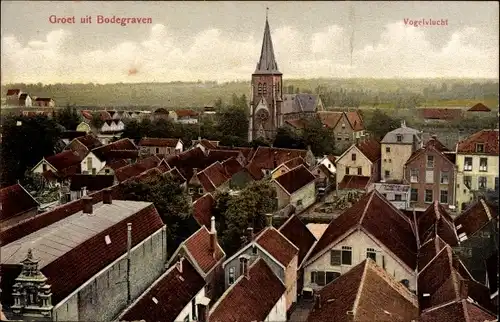 Ak Bodegraven Südholland, Vogelvlucht