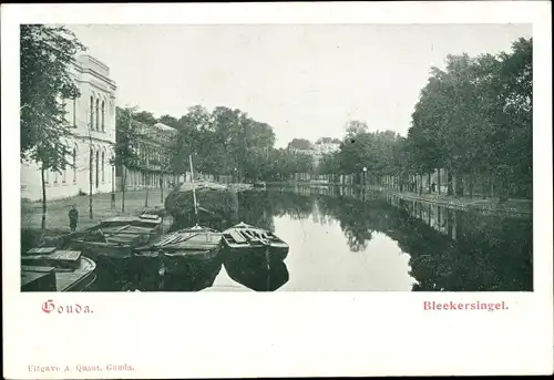 Ak Gouda Südholland Niederlande, Bleekersingel