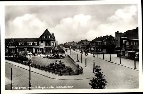 Ak Vlaardingen Ambacht Südholland, Burgemeester de Bordesplein