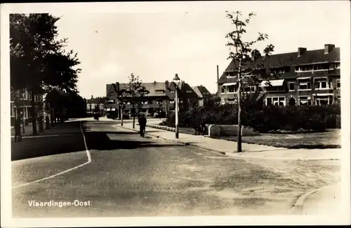 Ak Vlaardingen Südholland, Oost, Straßenansicht