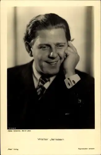 Ak Schauspieler Walter Janssen, Portrait, Ross 6366/1