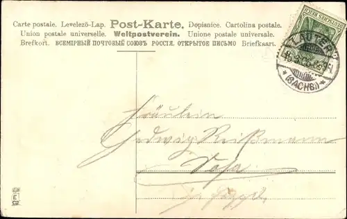 Präge Ak Ewig Treu, Glücksfee, Glücksklee, Vergissmeinnicht, Schwalbe