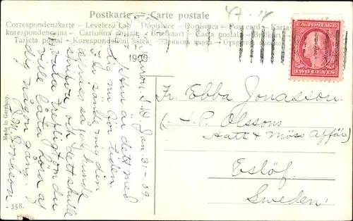 Ak Liebespaar macht Picknick, Wein, Automobil, Ausflug