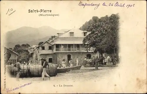 Ak Saint Pierre Martinique, La Douane
