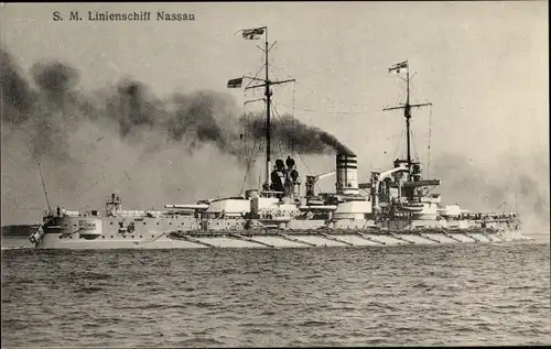 Deutsches Kriegsschiff, SMS Nassau, Linienschiff