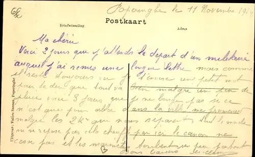 Ak Poperinghe Poperinge Westflandern, S. Jans Kerk