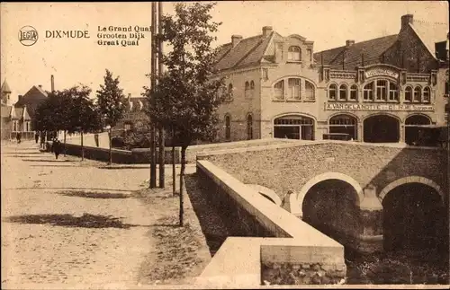 Ak Diksmuide Dixmude Westflandern, Le Grand Quai