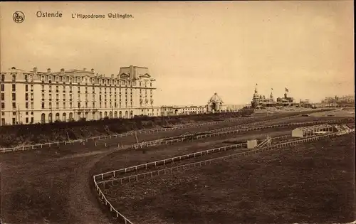 Ak Oostende Ostende Westflandern, L'Hippodrome Wellington