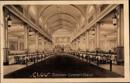 Ak Berlin Mitte, Berliner Konzerthaus Clou, Saal