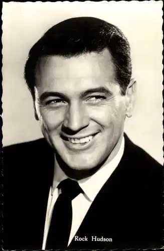 Ak Schauspieler Rock Hudson, Portrait